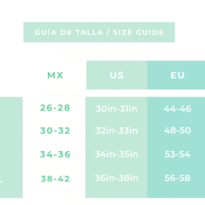 Guía de tallas/Size guide